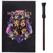 Harry Potter Hogwarts Purple Crest Journal with Wand Pen