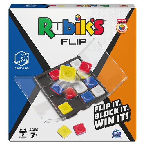 Rubik's Flip Pack and Go Travel-Sized Puzzle Board Game