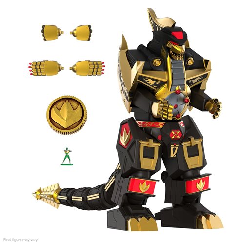 Power Rangers Ultimates Dragonzord (Black and Gold) 7-Inch Action Figure - SDCC Exclusive
