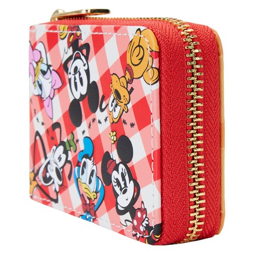 Mickey and Friends Picnic Accordion Wallet