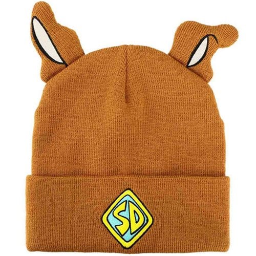 Scooby-Doo 3D Plush Ears Embroidered Beanie