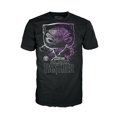 Black Panther Adult Black Pop! T-Shirt