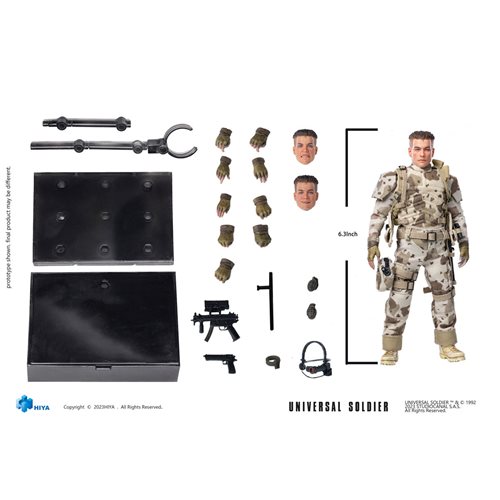Universal Soldier Luc Deveraux Exquisite Super 1:12 Figure - PX