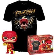 The Flash Glow-in-the-Dark Funko Pop! Vinyl Figure #1097 and Adult T-Shirt 2-Pack
