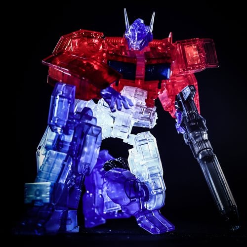 Transformers Optimus Prime IDW Clear Version Furai Model Kit - Event Exclusive