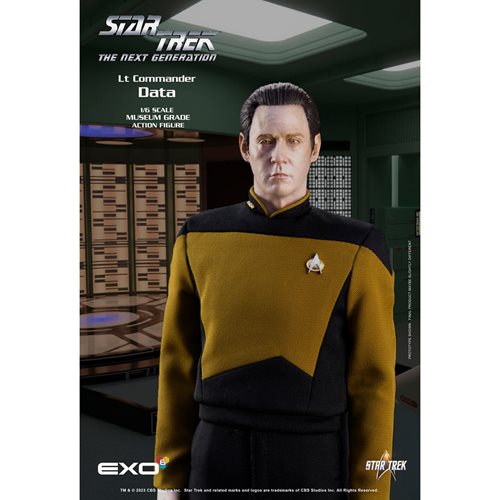 Star Trek: The Next Generation Lieutenant Commander Data Standard Version 1:6 Scale Action Figure