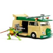 Teenage Mutant Ninja Turtles Hollywood Rides Die-Cast Metal Party Wagon Vehicle with Donatello Figure, Not Mint
