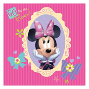 Minnie Mouse Go for the Bow Stretched Canvas Print