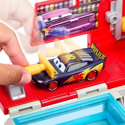Disney Pixar Cars Color Changers Mobile Paint Shop Mack Playset