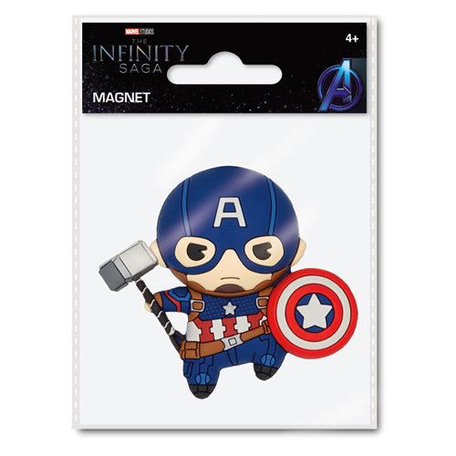 Captain America 3D Foam Magnet