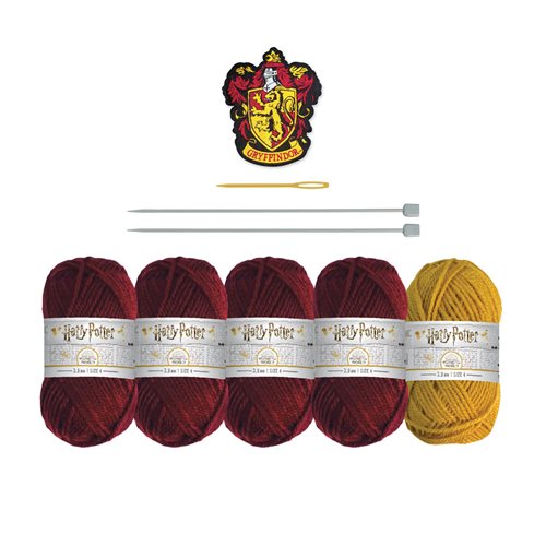 Harry Potter Wizarding World Collection Gryffindor Cowl Scarf Knitting Kit
