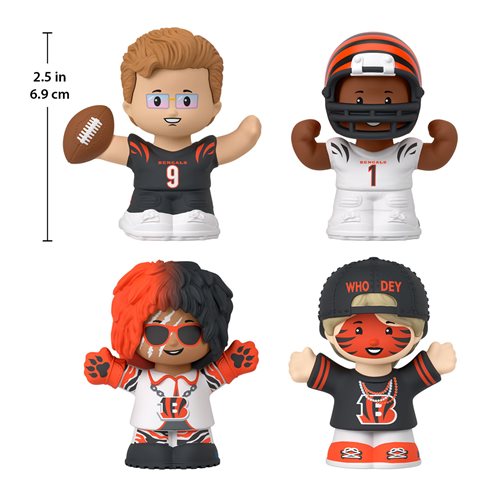 NFL Cincinnati Bengals Little People Collector Figure Set
