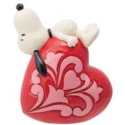Peanuts Snoopy Laying on Heart by Jim Shore Statue