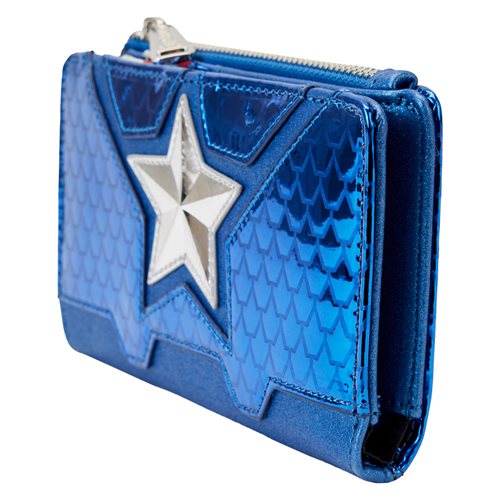 Captain America Shine Cosplay Flap Wallet