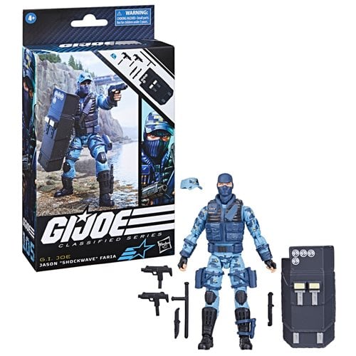 G.I. Joe Classified Series Jason Shockwave Faria 6-Inch Action Figure