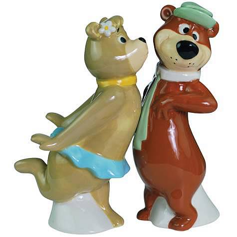 Yogi Bear and Cindy Salt and Pepper Shaker Set