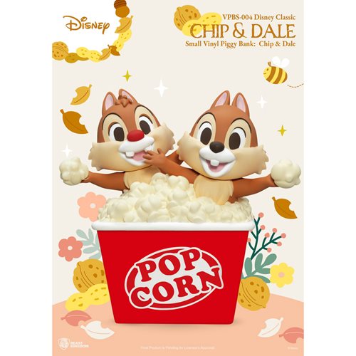 Disney Classic Chip and Dale VPBS-004 Small Vinyl Piggy Bank