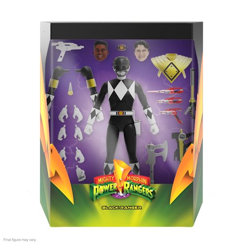 Power Rangers Ultimates Black Ranger 7-Inch Action Figure