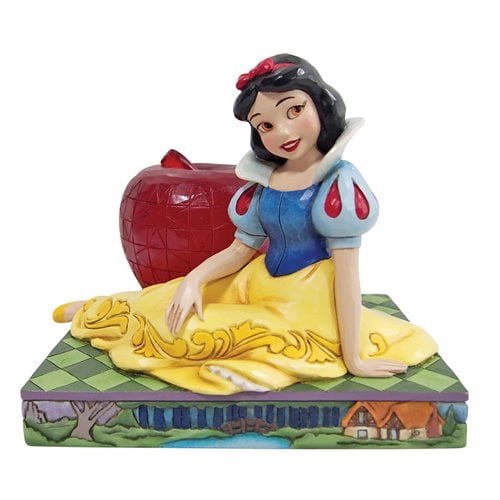 Disney Traditions Snow White and the Seven Dwarfs Snow White and Apple by Jim Shore Statue