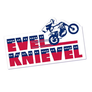 Evel Knievel Bumper Sticker