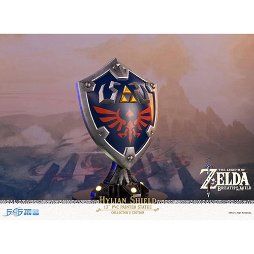 The Legend of Zelda: Breath of the Wild Hylian Shield 12-Inch Statue Collector Edition