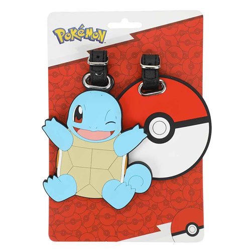 Pokemon Squirtle and Pokeball Luggage Tag Set