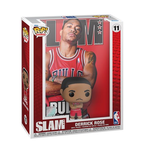 NBA SLAM Derrick Rose Pop! Cover Figure with Case