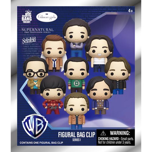 WB TV Collection 3D Foam Bag Clip Display Case of 24