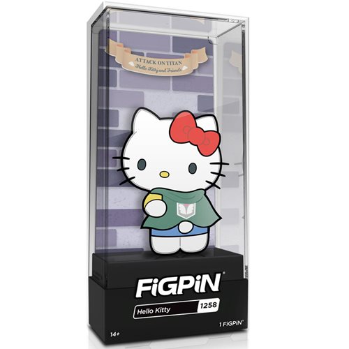 Attack on Titan x Hello Kitty and Friends Hello Kitty FiGPiN Classic 3-Inch Enamel Pin