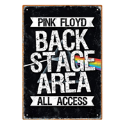 Pink Floyd Backstage Tin Sign