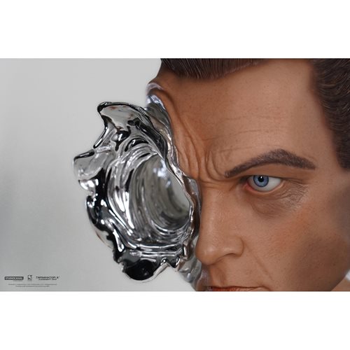Terminator 2 T-1000 1:1 Scale Deluxe Painted Resin Art Mask