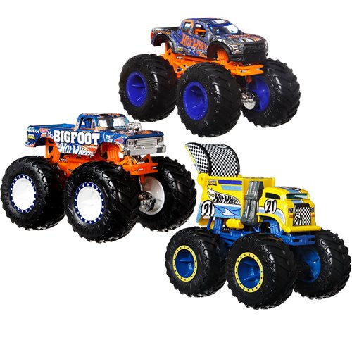 Hot Wheels Monster Trucks 1:64 Scale Vehicle Mix 10 Case of 8