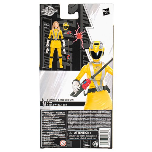 Power Rangers Lightning Collection RPM Yellow Ranger 6-Inch Action Figure