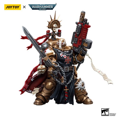 Joy Toy Warhammer 40,000 Black Templars High Marshal Helbrecht 1:18 Scale Action Figure