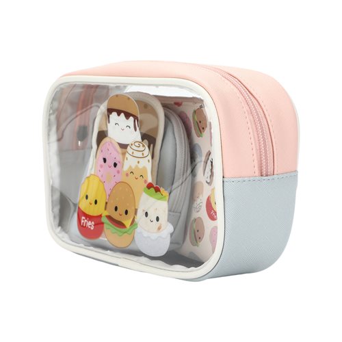 Squishmallows Food Squad Travel Cosmetic Bag Set of 3