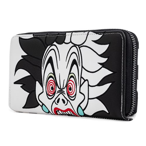 101 Dalmatians Cruella De Vil Zip-Around Wallet