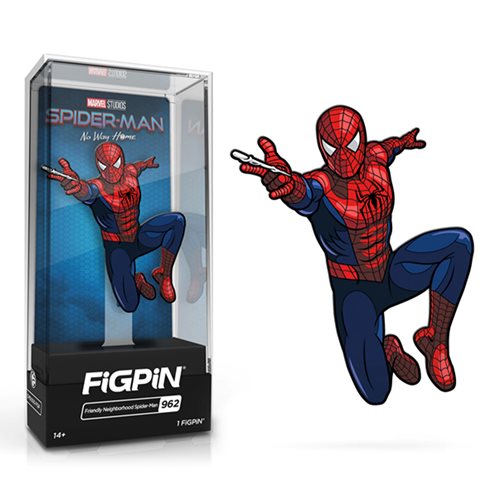Spider-Man: No Way Home Friendly Neighborhood Spider-Man FiGPiN Classic Enamel Pin