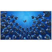 Ice Age 2 Scrat Surrounded by Piranhas LE Unframed Giclee