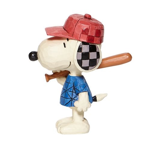 Peanuts Mini Snoopy Baseball by Jim Shore Statue