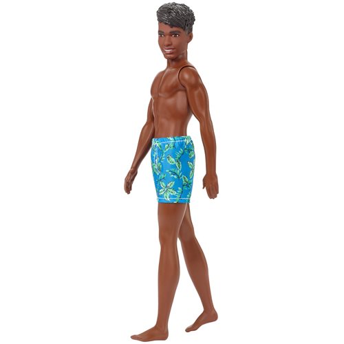 Barbie Ken Beach Doll with Tropical Shorts
