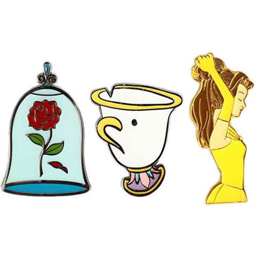 Beauty and the Beast Belle Lapel Pin 3-Pack