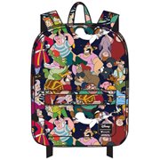 Peter Pan Character Print Nylon Backpack