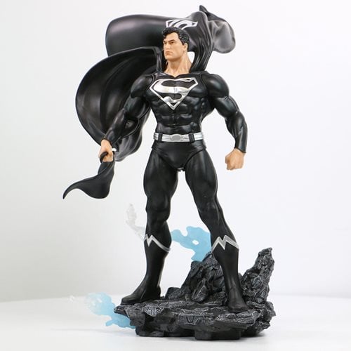 DC Heroes Superman Black and Silver Version 1:8 Scale Statue - Previews Exclusive