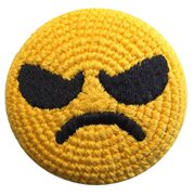 Emoji Angry Face Crocheted Footbag
