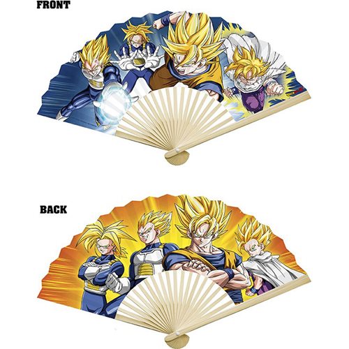 Dragon Ball Z Saiyans Paper Fan