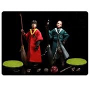 Harry Potter Chamber of Secrets Quidditch Draco Malfoy and Harry Potter 1:6 Scale Action Figure 2-Pack