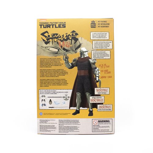 Teenage Mutant Ninja Turtles BST AXN Shredder in Hell Comic Book and 5-Inch Action Figure
