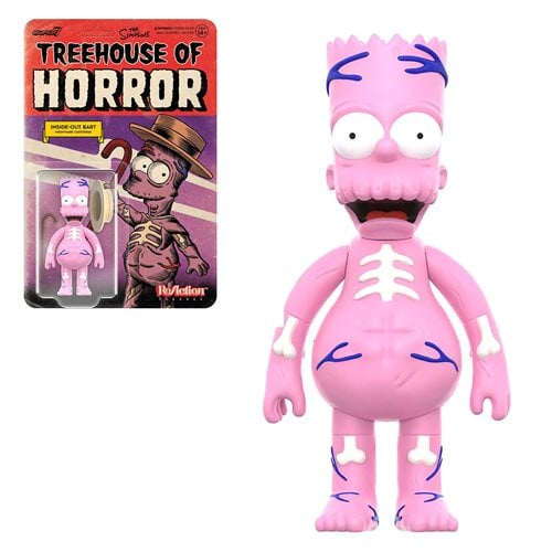 The Simpsons Treehouse of Horror Inside-Out Bart Simpson 3 3/4-Inch ReAction Figure