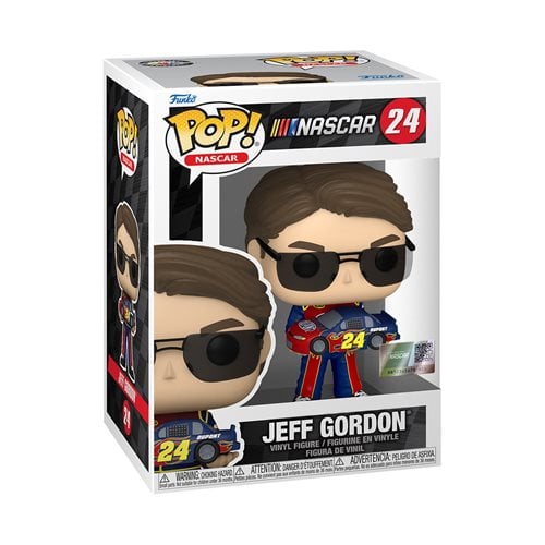 NASCAR Jeff Gordon with Mini Car Pop! Vinyl Figure #24