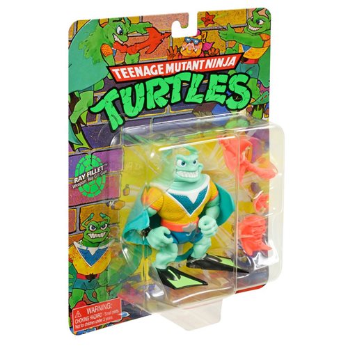 Teenage Mutant Ninja Turtles Original Classic Wave 5 Ray Fillet Action Figure, Not Mint
